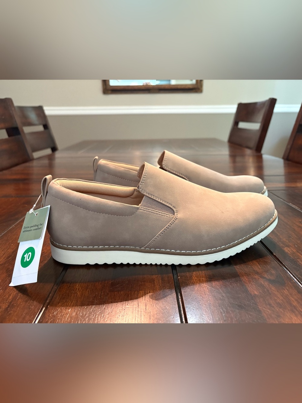 Goodfellow Men’s Size Size 10 Taupe Loafer Slip On Shoes